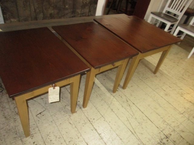 3pc. Custom Solid Pine Shaker Style Table - McLimans Furniture Warehouse